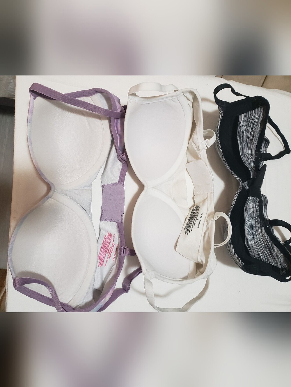 3 Tee Shirt Bras Sm - Picture 8 of 10